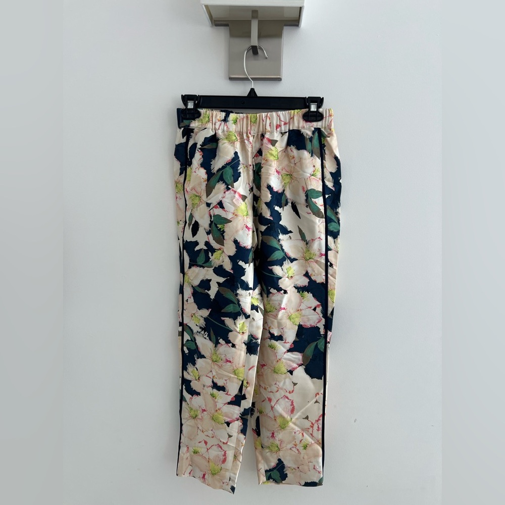 J. Crew Multicolor Floral Pants